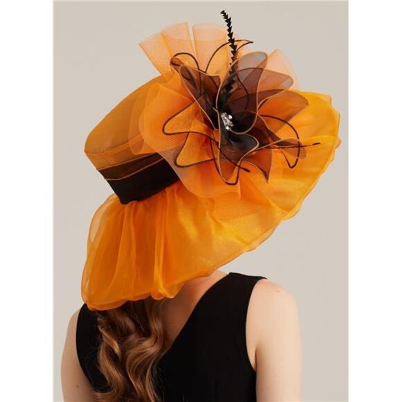 Women\'s Kentucky Hat Wide Brim Orange5 main image 2